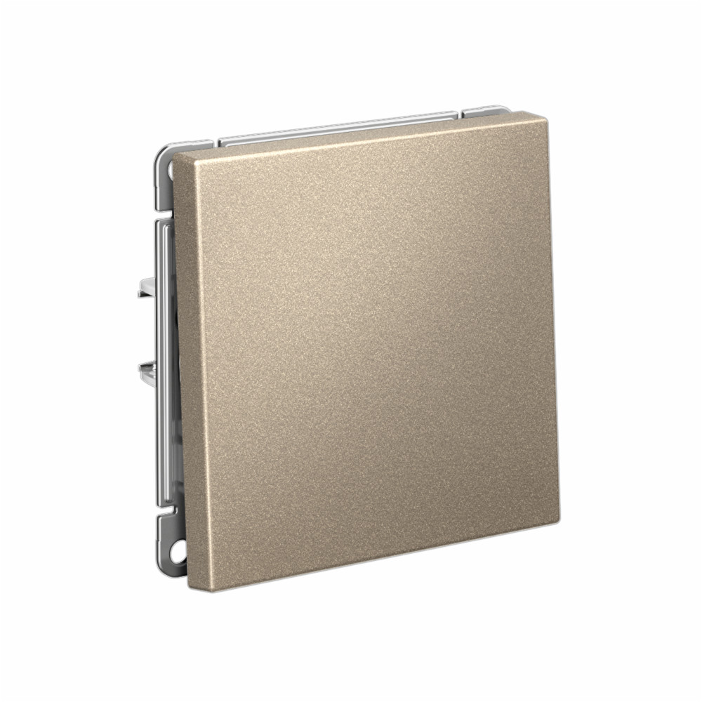 Р34. Механизм ArtGallery GAL000511S выключателя 1 кл. безвинт. зажим с/п шампань (Systeme Electric)