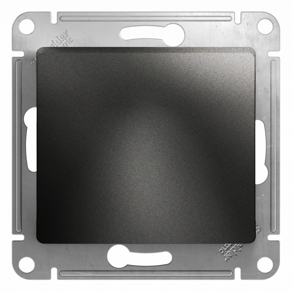 Ю1441. Вывод кабеля Glossa GSL000799 декоративный с суппортом с/п антрацит (Systeme Electric)