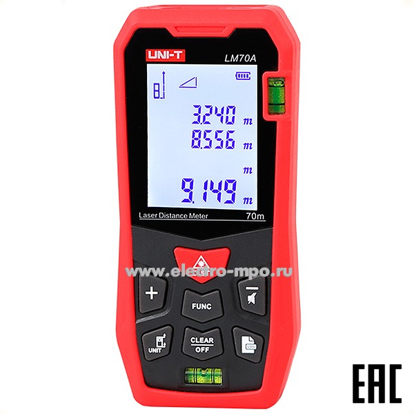И37. Лазерный дальномер 13-1161 LM70A (UNI-T)