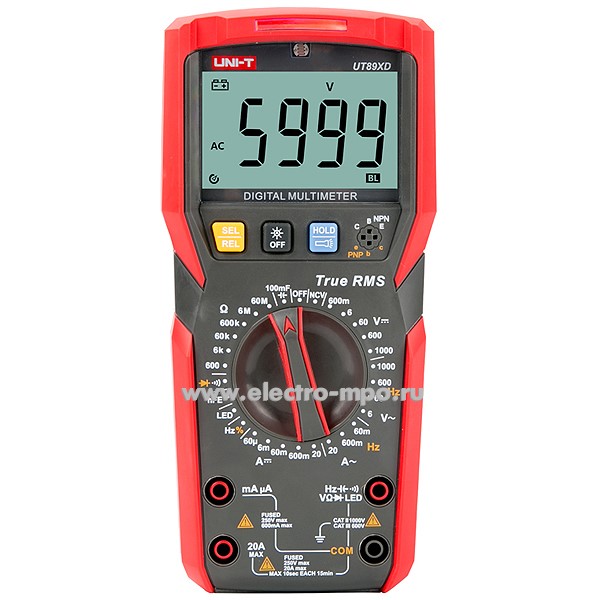 И48. Мультиметр 13-0076 универсальный UT89XD (UNI-T)