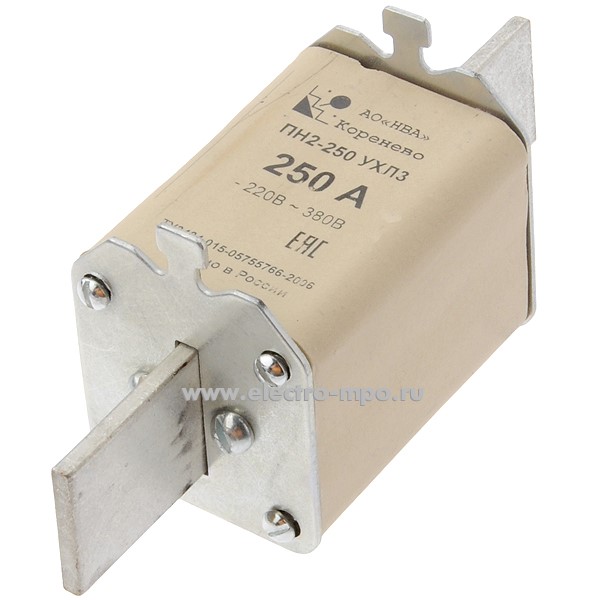 А3548. Плавкая вставка ПН2-250-250А (Кореневский завод НВА)