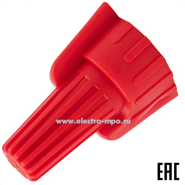 К29. Соединительный изолирующий зажим 08-0758 с лепестками СИЗ-13 (4,5-16мм2) красный (Rexant)