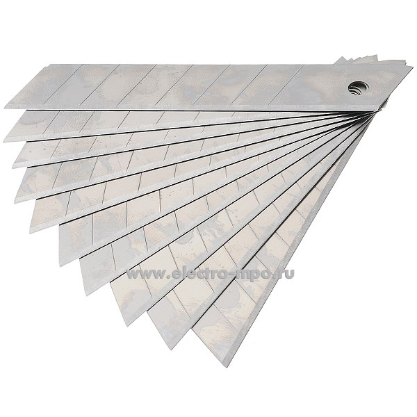 В2627. Лезвия 12-4912-1 18мм Профи для строительных ножей 10 шт. (Rexant)