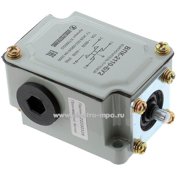 А5414. Путевой выключатель ВПК-2110-БУ2 толкатель 10А 1з+1р IP65 ...