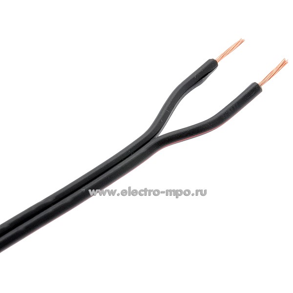 Аудиошнур ШВПМ 2х0,50 кв.мм ГОСТ красно-черный (Калужский кабельный завод) (П7512)