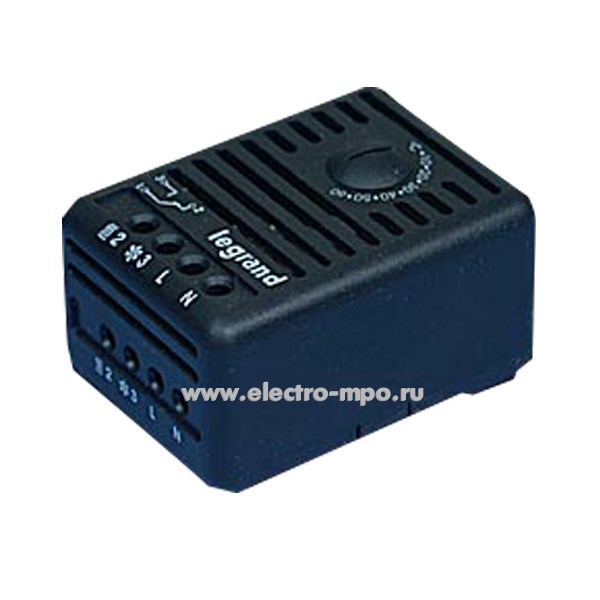 А6032. Терморегулятор 034847 Т=5-60 град.С 10А 250В (Legrand)