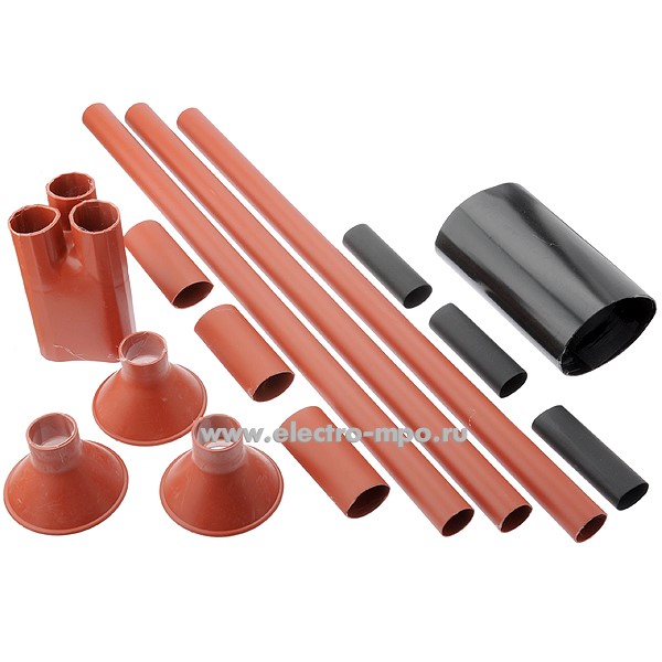 М0170. Муфта 66281 3ПКНТп-10-35/50-Б концевая термоусаживаемая (10кВ, пласт.из-я, броня) (КВТ Калуга)