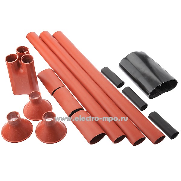 М0174. Муфта 66285 3ПКНТп-10-70/120-Б концевая термоусаживаемая (10кВ, пласт.из-я, броня) (КВТ Калуга)