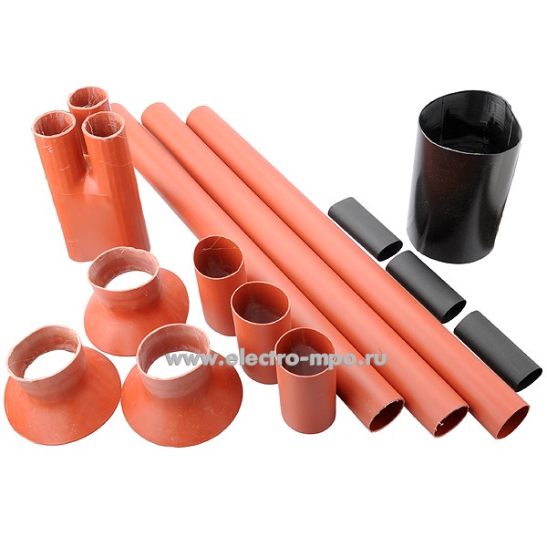 М0176. Муфта 66289 3ПКНТп-10-150/240-Б концевая термоусаживаемая (10кВ, пласт.из-я, броня) (КВТ Калуга)