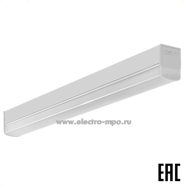 С3098. Светильник CSVT ЦБ000015234 VOLGA/76/IP20 PL/L в линию 76Вт 8400Лм 4000К белый (Центрстройсвет)