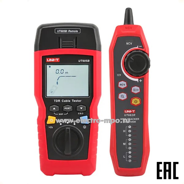 Н50. Кабельный 13-1093 тестер-локатор UT685KIT TDR (UNI-T)