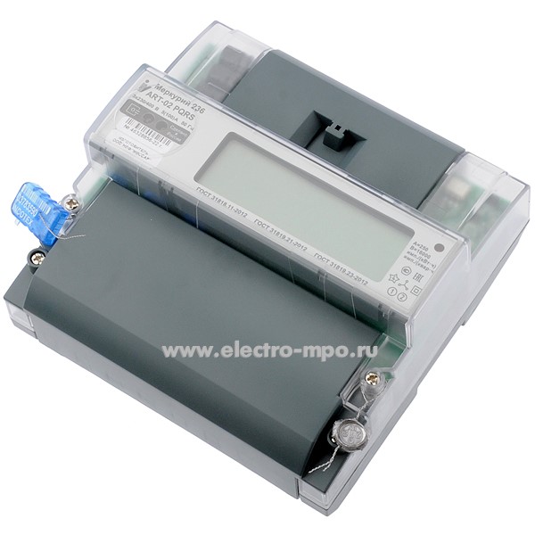 Счетчик электроэнергии Меркурий 236 ART-02 PQRS 5-100А 3 фазы 2 тарифа ...