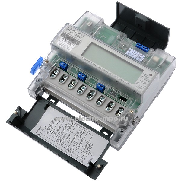 Б2006. Счетчик электроэнергии Меркурий 236 ART-03 PQRS 5А 3 фазы 2 ...