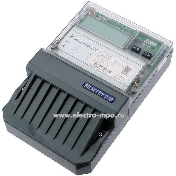 Счетчик электроэнергии Меркурий 230 ART-02CN 10-100А 3 фазы 2 тарифа ...