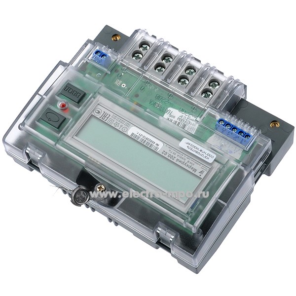 Счетчик электроэнергии Меркурий 200.02 5-60А 1 фаза 2 тарифа ЖКИ на DIN ...