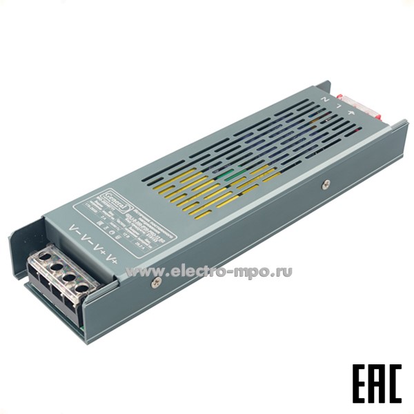 С10. Блок питания 519153 GDLI-S-350-IP20-PRO-12 SG компактный к светод. ленте 220В/12В пост. тока 350Вт