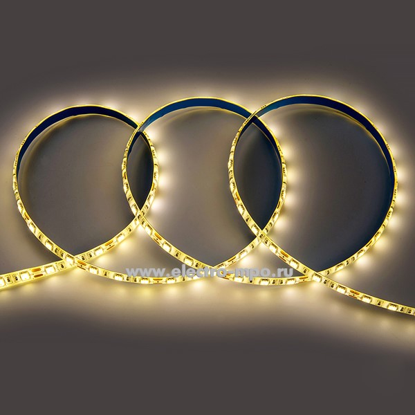 С10. Лента светодиодная 5031 GLS-5050-60-14.4-12-IP65-3 Standard 72Вт 3000К 12В пост. тока 5м (General)