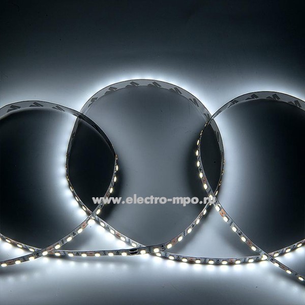 С10. Лента светодиодная 501410 GLS-2835-120-9.6-12-IP20-6 Standard 48Вт 6500К 12В пост. тока 5м (General