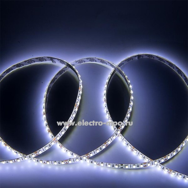 С10. Лента светодиодная 501510 GLS-2835-120-9.6-12-IP65-6 Standard 48Вт 6500К 12В пост. тока 5м (General