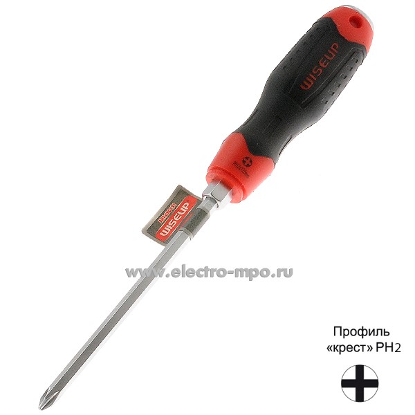 В1322. Отвертка 090131 125*6MM крестовая (Wiseup, Китай)