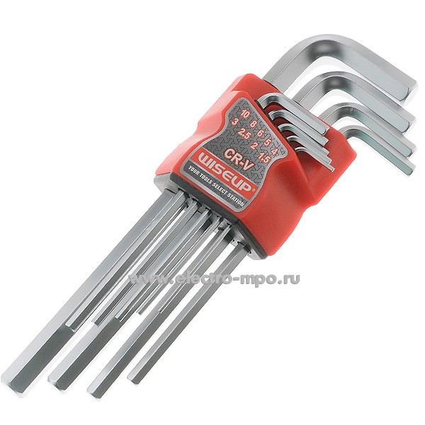 И2400. Набор 032302 шестигранников 9 предметов (Wiseup, Китай)