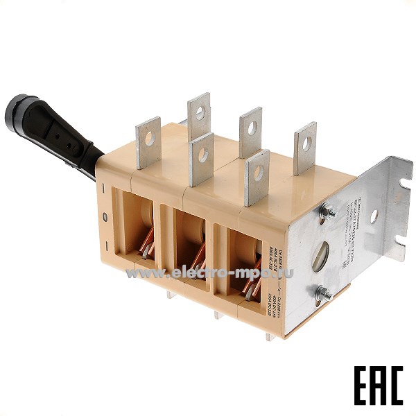 Б5412. Переключатель ВР32-37А70220-00 УХЛ3 400А несъемная рукоятка (Электротехник Москва)