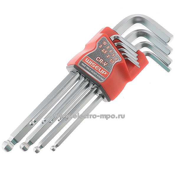 И2402. Набор 032308 шестигранников 9 предметов (Wiseup, Китай)