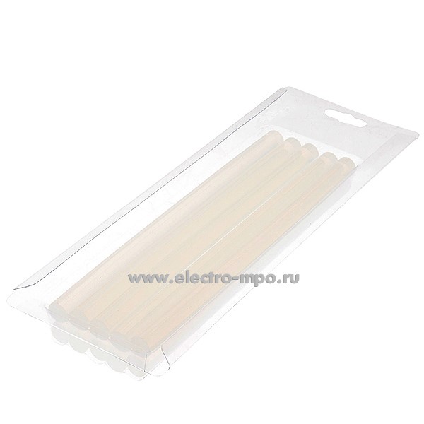 И4150. Стержень 041101 клеевой универсальный  прозрачный 11х200мм 10шт. (Wiseup, Китай)