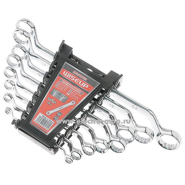 И3069. Набор 030622 гаечных ключей 8 предметов (6-22) (Wiseup, Китай)