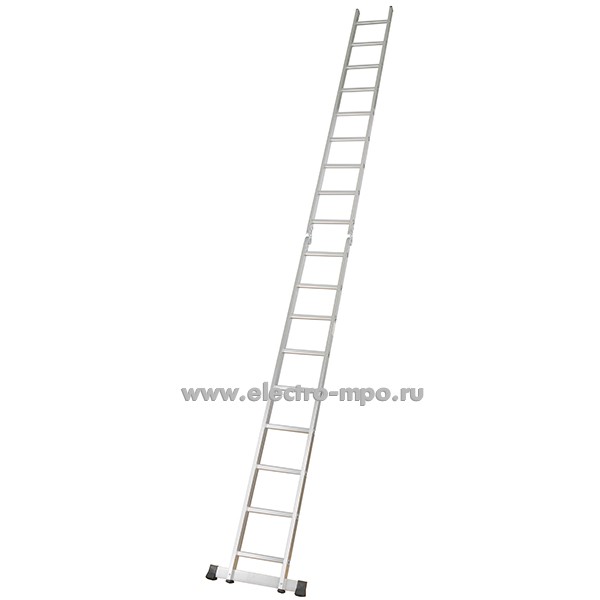 В6138. Лестница-трансформер JD-А209 алюминиевая с шарниром 2х9 ступеней (Jiudeng)