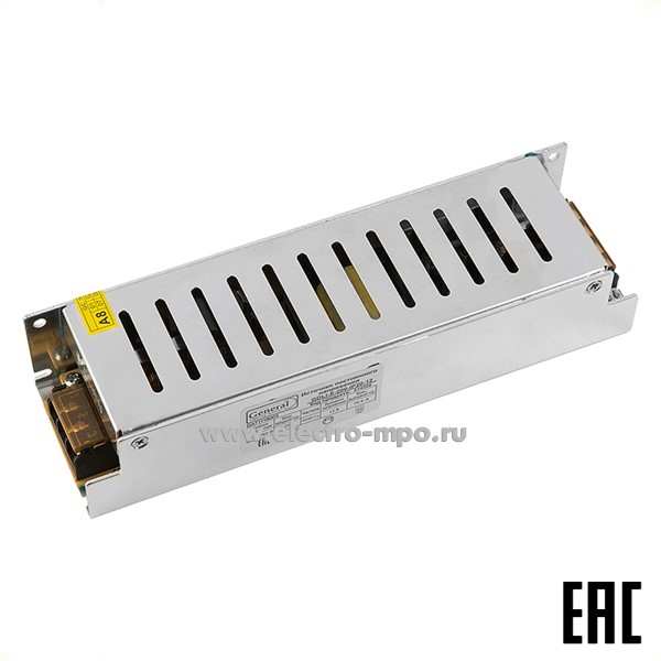 С11. Блок питания 519114 GDLI-LB-200-IP20-24 компактный к светод. ленте 220В/24В пост. тока 200Вт (Gener