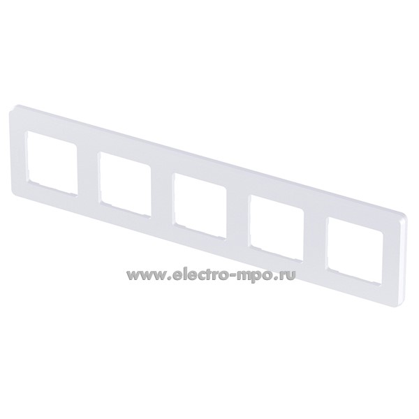 Ю5795. Рамка-5 Inspiria 673976 жемчуг (Legrand/Daccord)