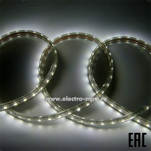 С09. Лента светодиодная 504715 GLS-5050-60-14.4-220-IP67-6500К 220В 14,4Вт/м 60LED/м дневной (General)