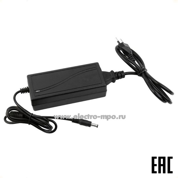 С11. Блок питания 519121 GDLI-60-A-IP20-24 с вилкой к светод. ленте 220В/24В пост. тока 60Вт (General)