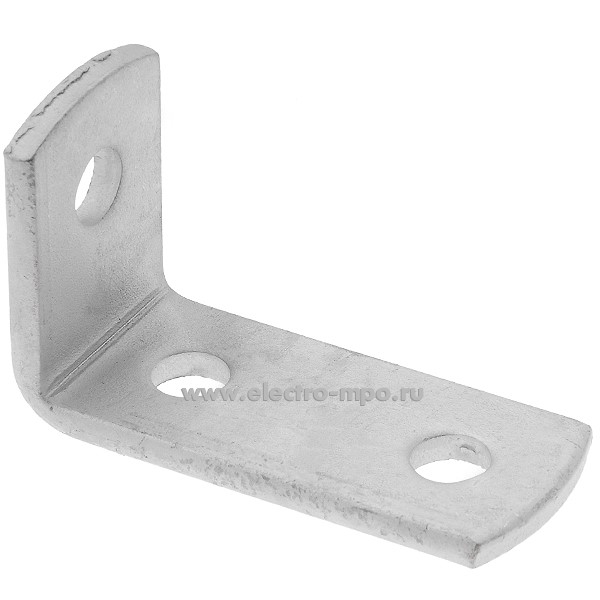 М2490. Уголок BMC1012HDZ крепежный удлиненный с 3-мя отверстиями гор. цинк (ДКС)