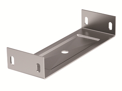 М24. Скоба BMT1010HDZ SPC под лоток осн.100 мм, горячеоцинкованная (ДКС)