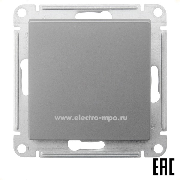 Ю4768. Механизм AtlasDesign ATN000961 переключателя 1 кл. с/п сталь (Systeme Electric)