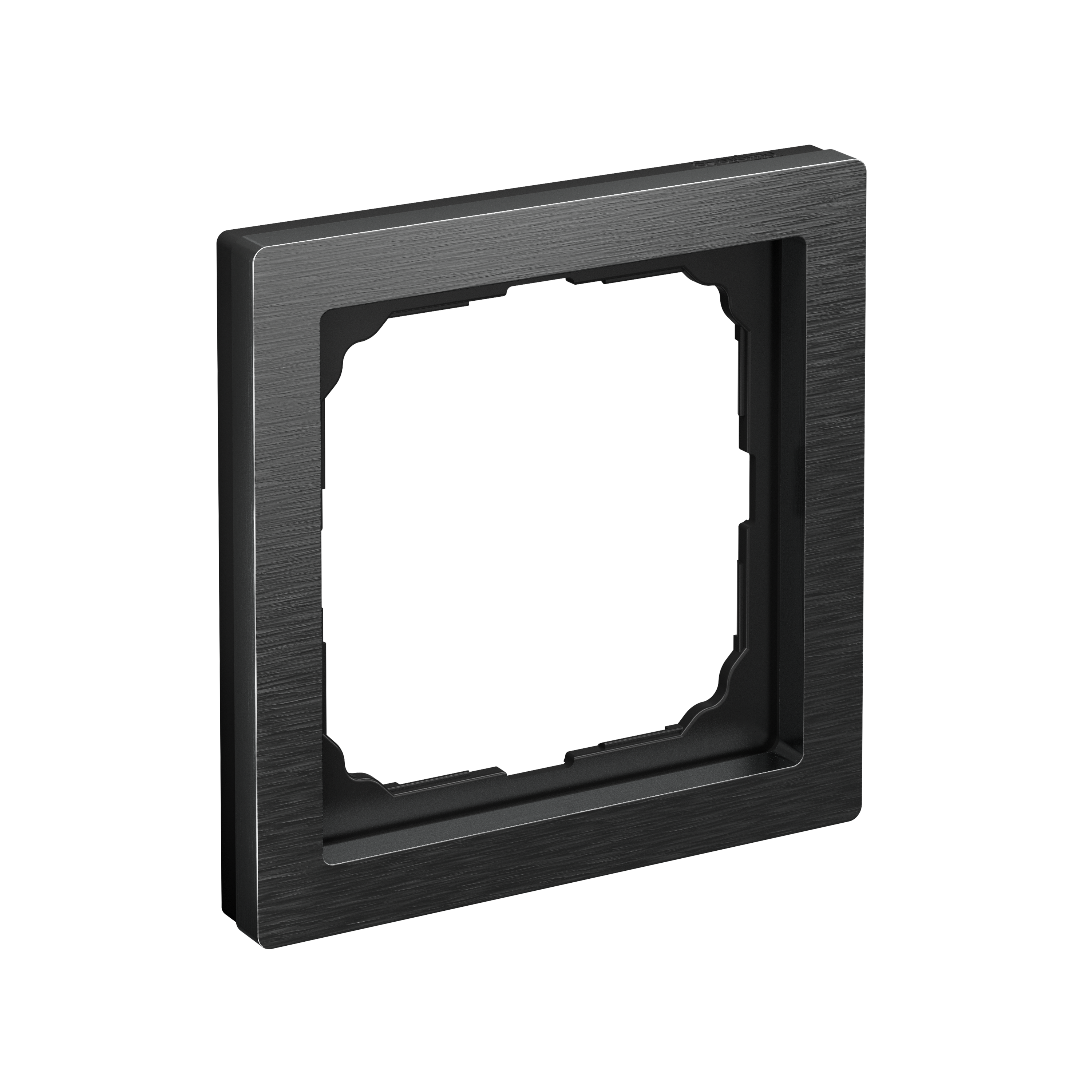 Р35. Рамка-1 ArtGallery Pure GAL312301 металл оникс (Systeme Electric)