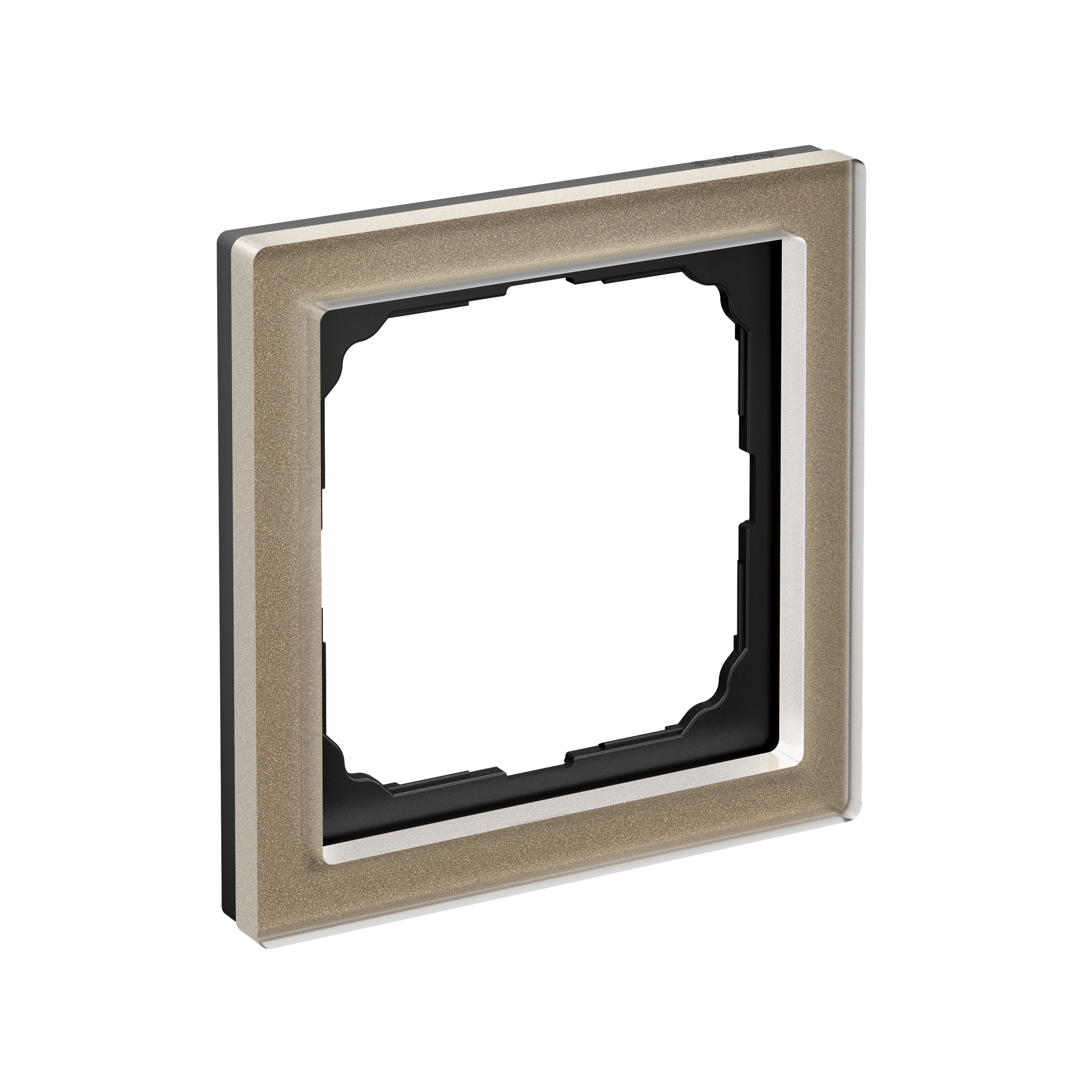 Р35. Рамка-1 ArtGallery Pure GAL320501 органическое стекло шампань (Systeme Electric)