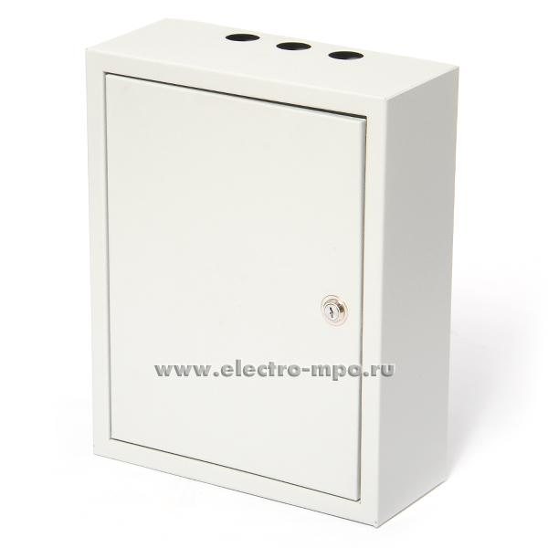 Б0124. Шкаф ЩПНз-341/ЩРН-24-зп NRP24ZP 395х310х130мм светло-серый с монтажной платой (Элма С-Петербург)