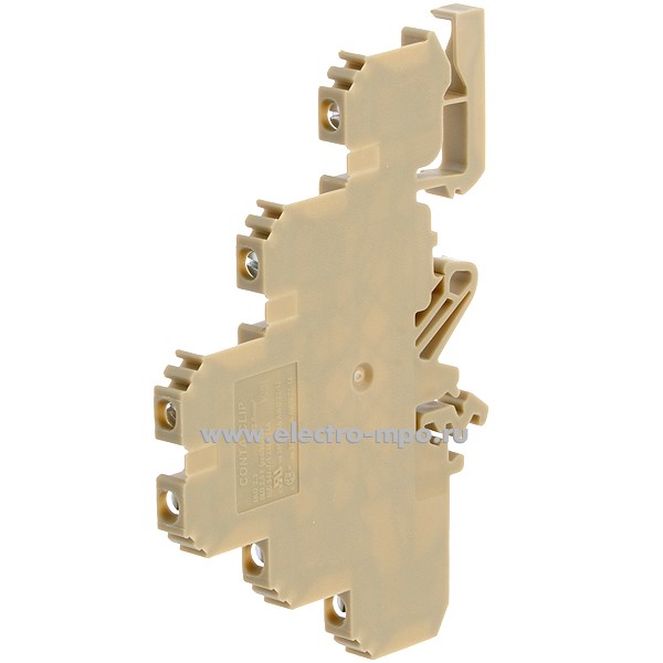 Клемма IKD2,5BG винт. арт.1261.2 трехуровневая бежевая 2,5мм2 24А 250В ...