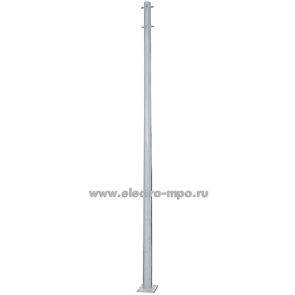 С3472. Опора ОГК-3.0-02-гц фланцевая несиловая гранёная H=3м горячий цинк + порошок RAL7024 (Точка Опоры)