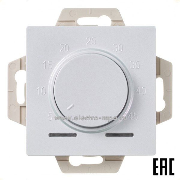 Ю4711. Механизм AtlasDesign ATN000435 регулятора тёплого пола 5-45 град.С с/п жемчуг (Systeme Electric)