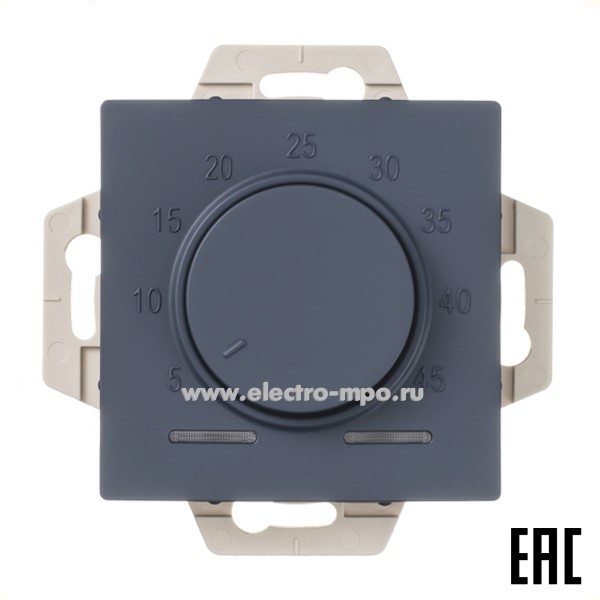 Ю4744. Механизм AtlasDesign ATN000735 регулятора тёплого пола 5-45 град.С с/п грифель (Systeme Electri)