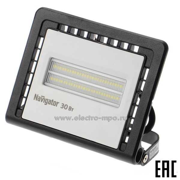 С05. Прожектор 14144 NFL-01-30-6.5K-LED 220В 30Вт 2400Лм 6500К светодиодный IP65 (Navigator)