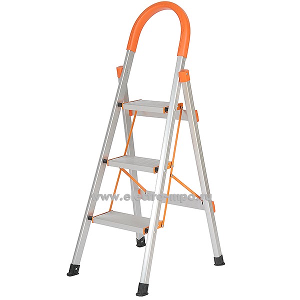 В6255. Стремянка JD-Y103 профессиональная алюминиевая 3 ступени (Jiudeng)