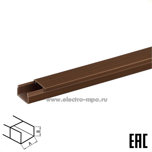 Д70. Кабель-канал Б0031153 KK-O-15-10 1 канальный 15х10х2000мм дуб IP40 (ЭРА Россия)