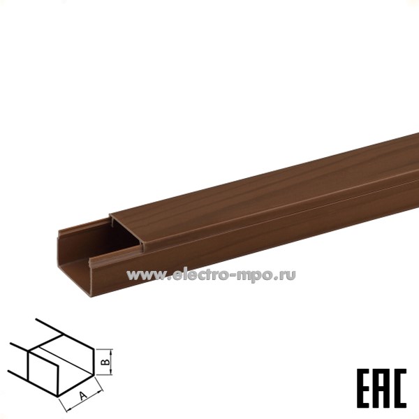 Д70. Кабель-канал Б0031157 KK-O-25-16 1 канальный 25х16х2000мм дуб IP40 (ЭРА Россия)