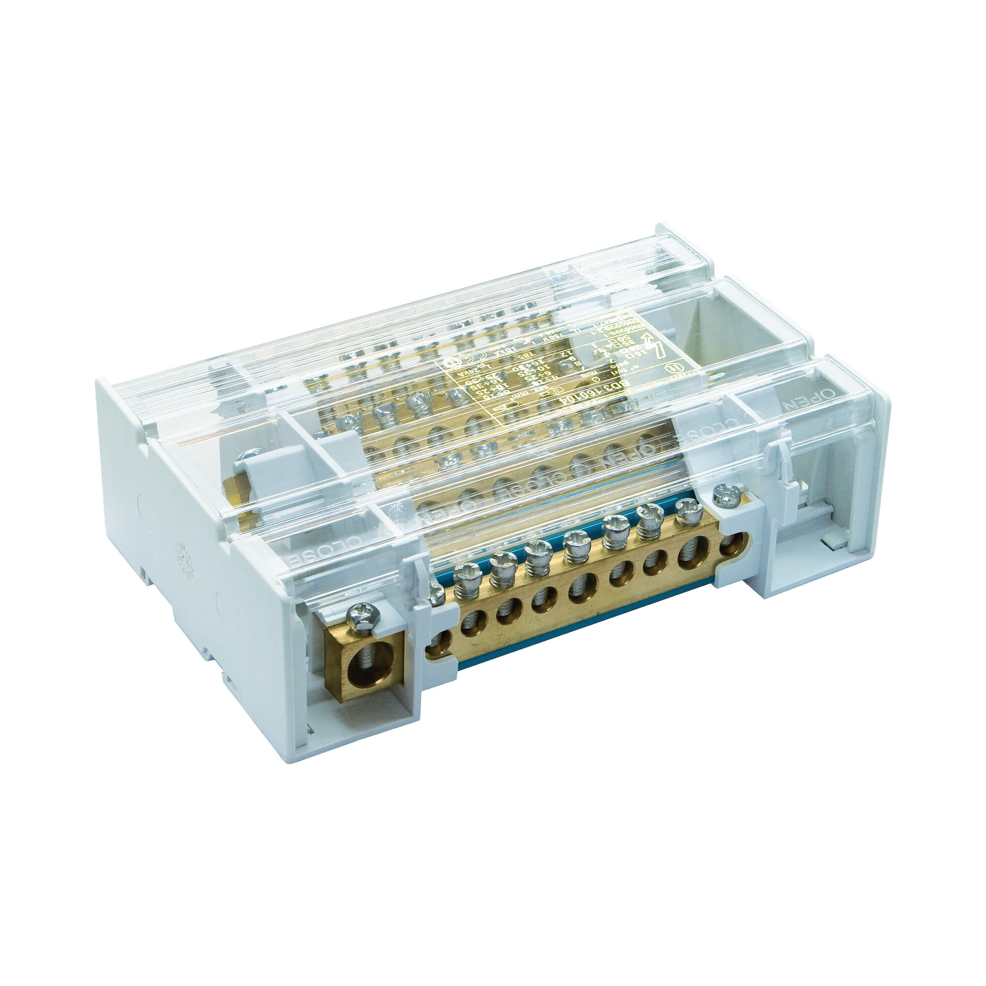 Э16. Блок BD3160104 распределения многополюсный выносная клемма ввода 4 полюса, 160А  (ДКС)