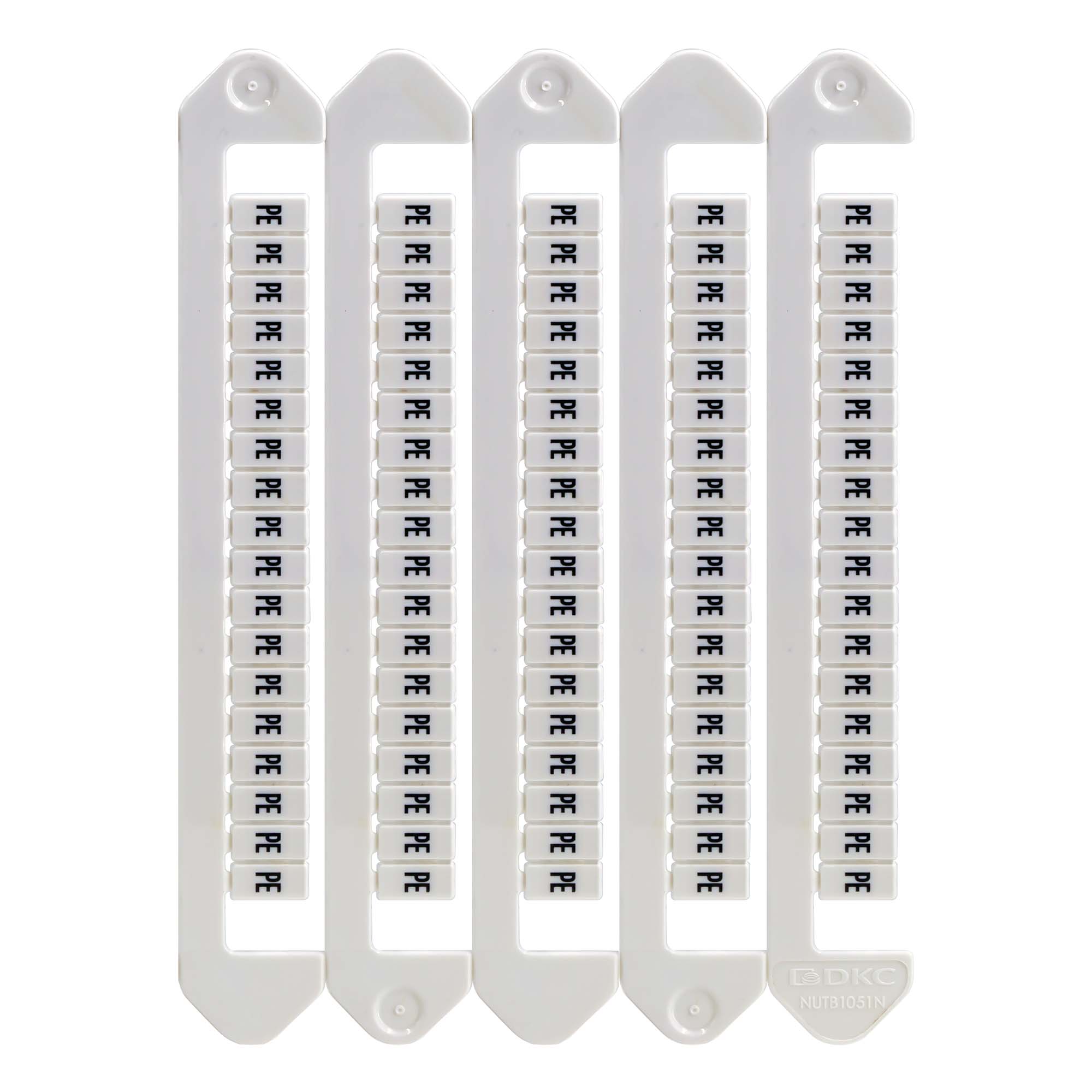 М31. Маркировка NUTB-5-PEH для клемм, ширина 5 мм, символы "PE", горизонтальная  (ДКС)
